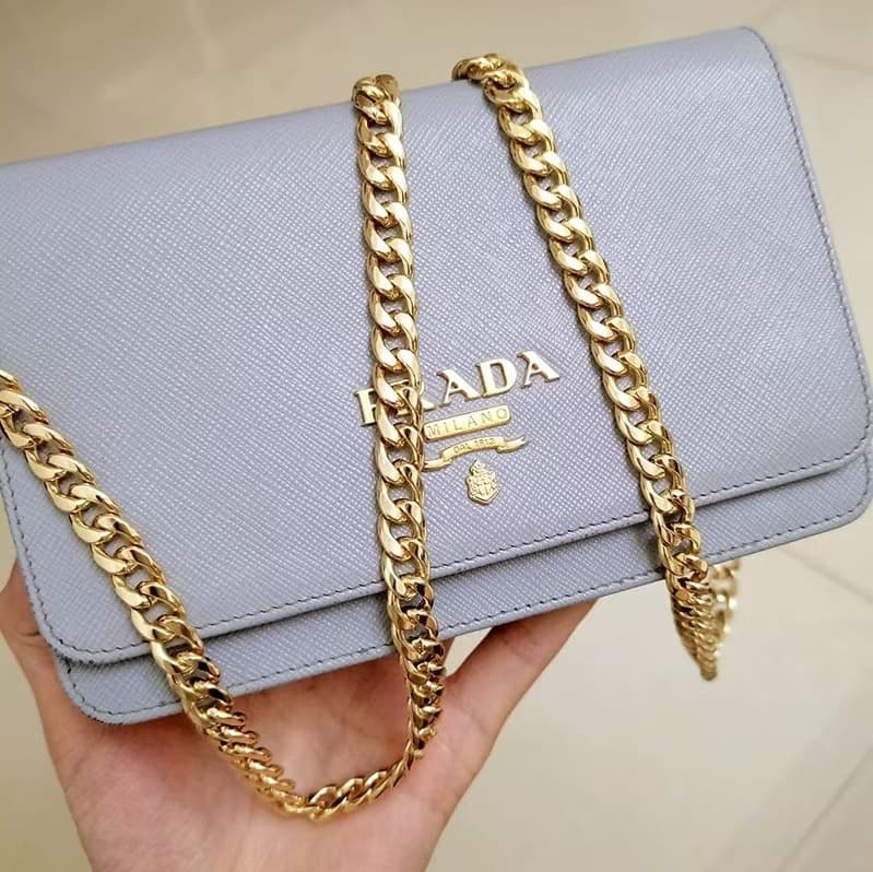 Wholesale Bag Chain Shoulder Strap Korean Flat Chain Bag Strap Accessories Metal Bag Chain Bag Strap Metal Strap