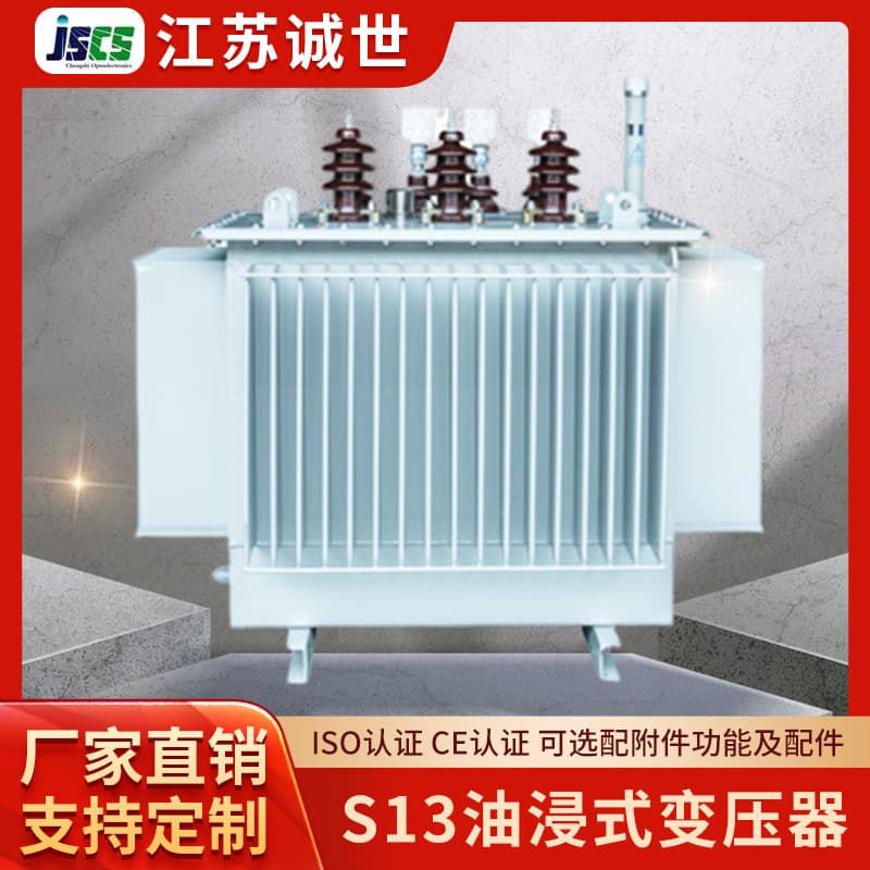 S13-10Kv Oil-Immersed Transformer High-Power Power Copper-Aluminum Core High Voltage 250/400/630/1000Kva