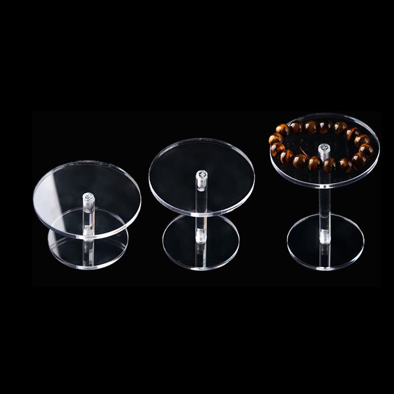 Acrylic Display Stand Transparent Round Square Display Platform Jewelry Display Stand Bracket Cosmetic Display Base