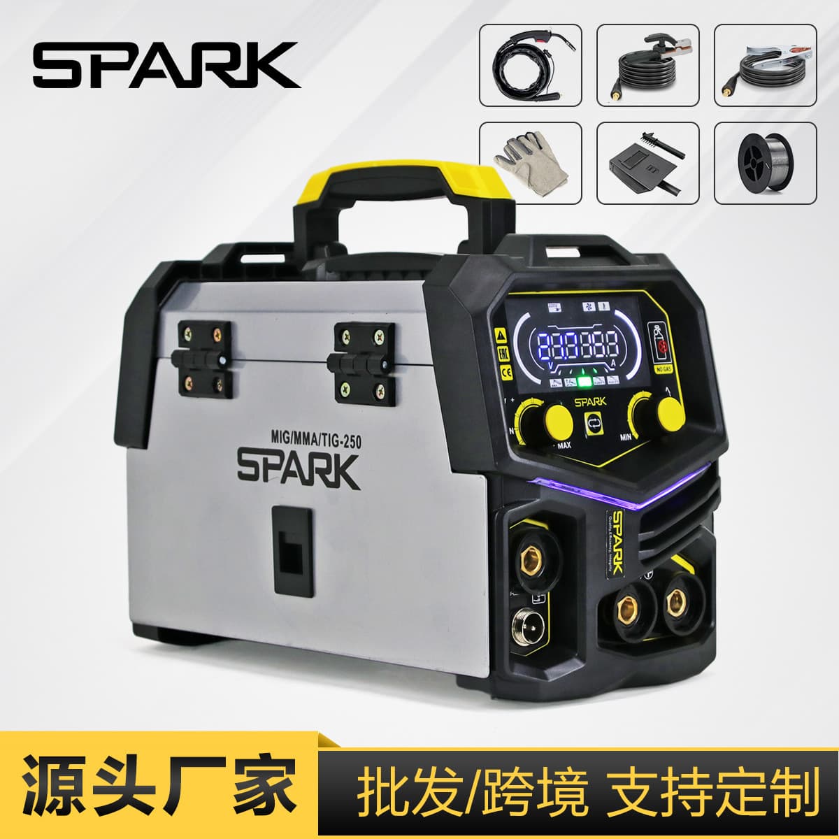 Cross-border Search SPARK Gasless MIG Welder Compact 3-in-1 Portable Welding Machine MIG/Arc Welder