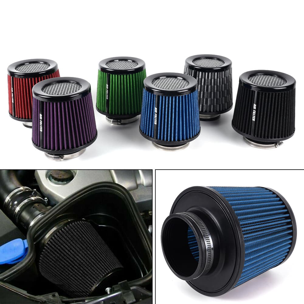 Cross-border Auto Parts Air Filter 76mm Intake Mushroom Head Filter 3 inch Universal