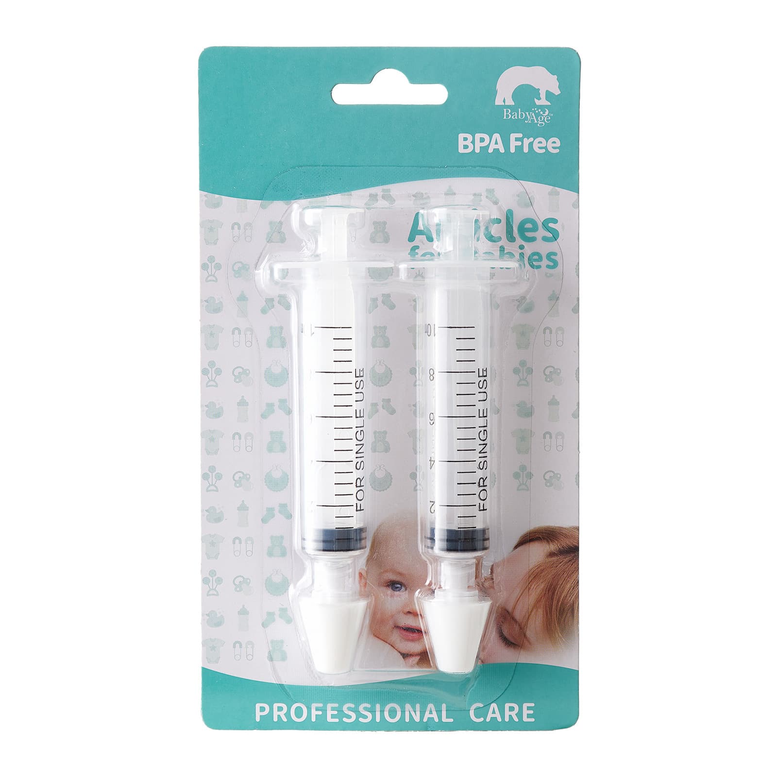 Cross-border syringe-type nebulizer for babies, nasal spray, children's nasal irrigator, baby nasal irrigator 10ml