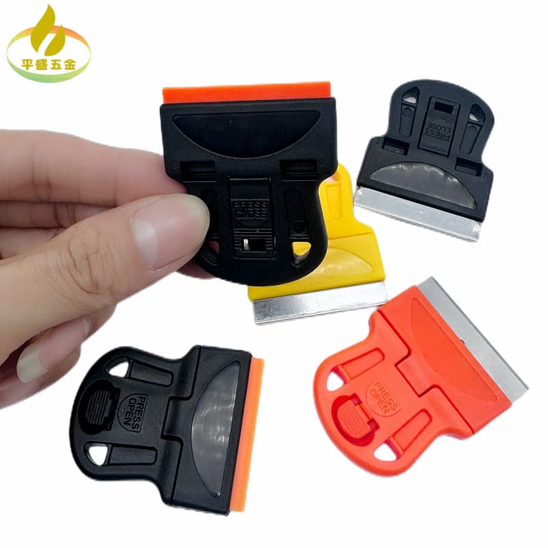 Mini Glue Removal Knife Car Glass Film Application Tool Stainless Steel Small Scraper Phone Screen Cleaning Plastic Scraper