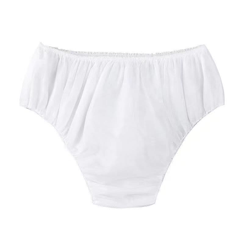 Disposable Underwear Unisex Briefs for Beauty Salon, Sauna, Bath, Thickened Non-Woven Fabric, Individually Packaged