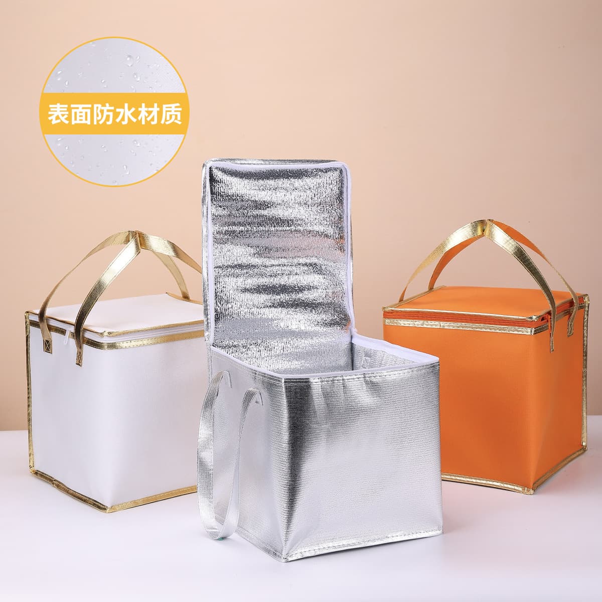 In Stock Birthday Cake Insulated Bag, Fresh Insulation Box, Waterproof, Large Capacity, Hot Pot Portable Takeaway Insulated Bag Wholesale