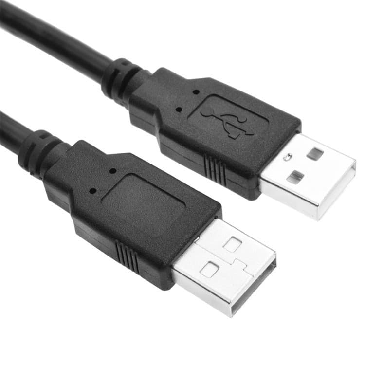 USB 2.0 Male to Male 3-USB Male Hard Drive Data Cable with Auxiliary Power Port, 3A Dual Power Supply