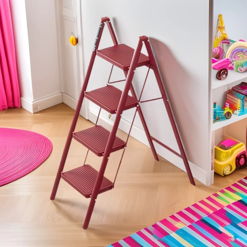 Household Folding Ladder Multi-Function Indoor Step Ladder Moving Gift Step Up Ladder