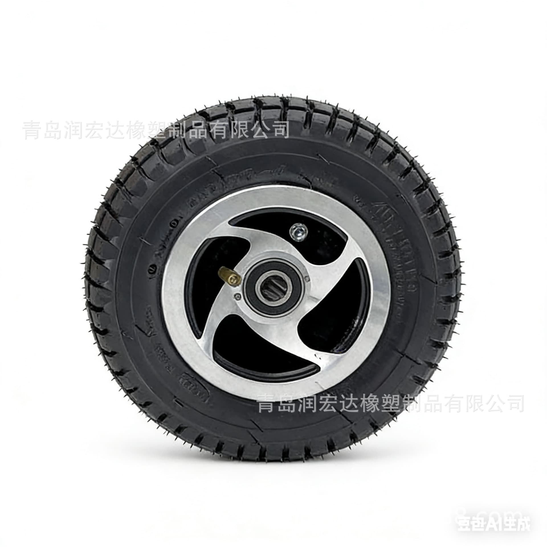 9 Inch 9×350-4 Scooter Tire Electric Vehicle Tire Aluminum Alloy Wheel Hub Pneumatic Wheel Amusement Park Wheel