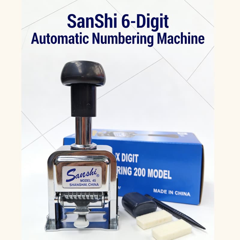 English version automatic numbering machine automatic ink filling digital seal numbering machine metal digital seal set printer