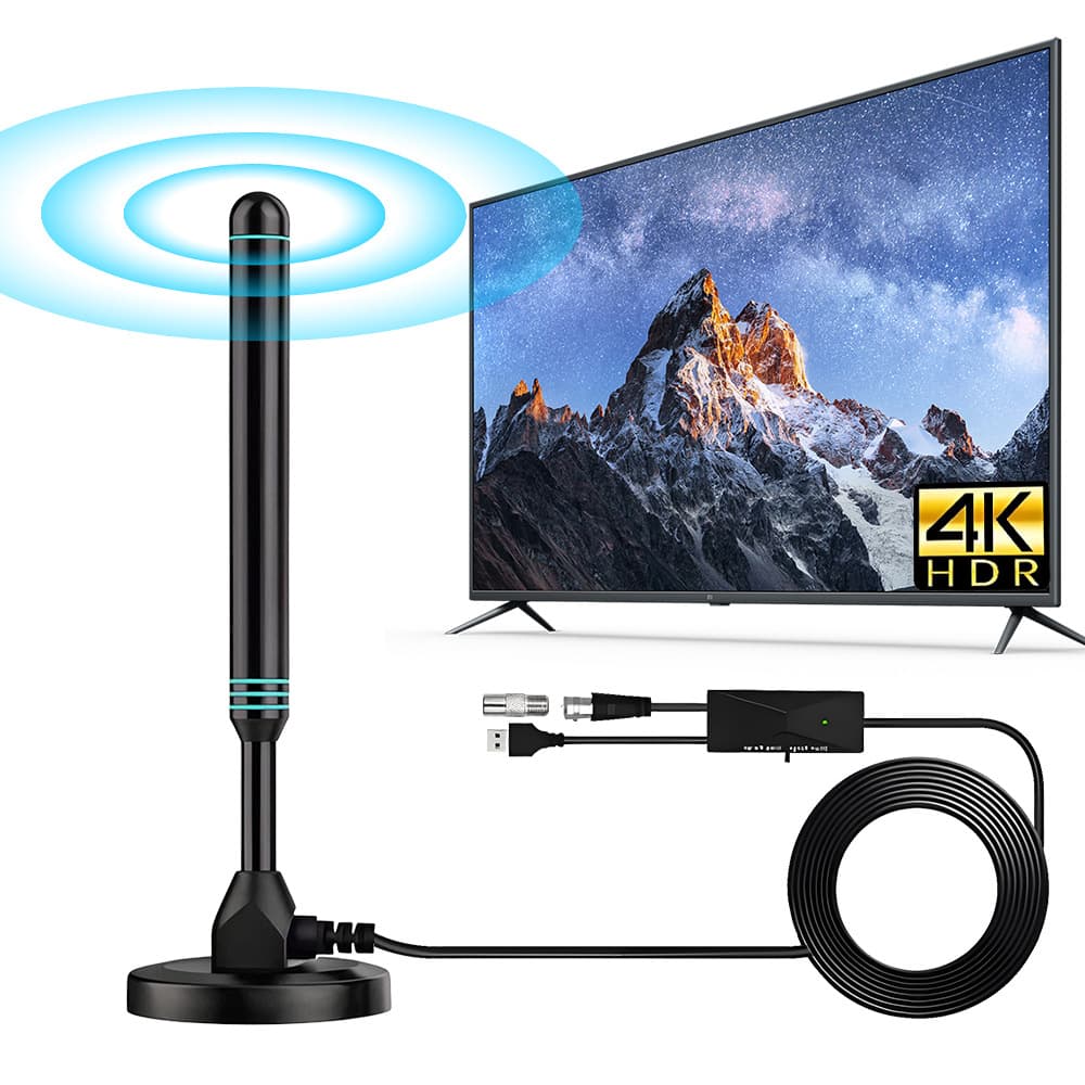 TioTik TEMU High Definition Digital Indoor TV Antenna HDTV Terrestrial Wave TV Antenna Receiver