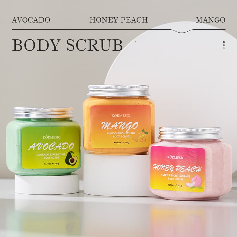 KORMESIC Fruit Scrub Facial Scrub Deep Cleansing Body Scrub Cross-Border Foreign Trade Factory Wholesale