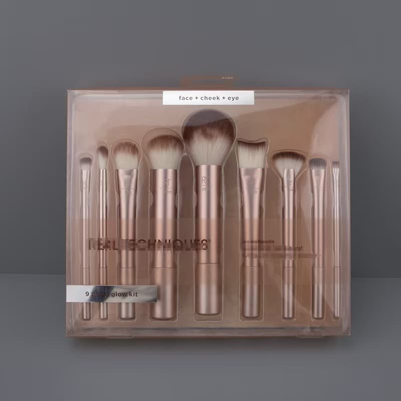 9-Piece Makeup Brush Set Soft Powder Blush Eyeshadow Brushes Set Makeup Tools Portable Eye Makeup Setting