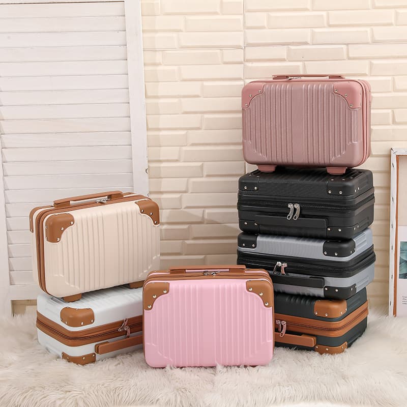 Custom Internet Celebrity Skincare Cosmetic Bag Women's Portable Large Capacity Makeup Storage Bag Small Handheld Cosmetic Case Travel Suitcase