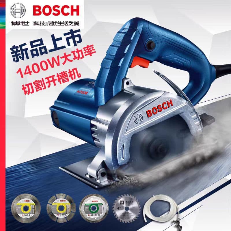 Bosch Tile Stone Cutter GDC140 Marble Machine Electric Woodworking Marble Wall Grooving Handheld Saw
