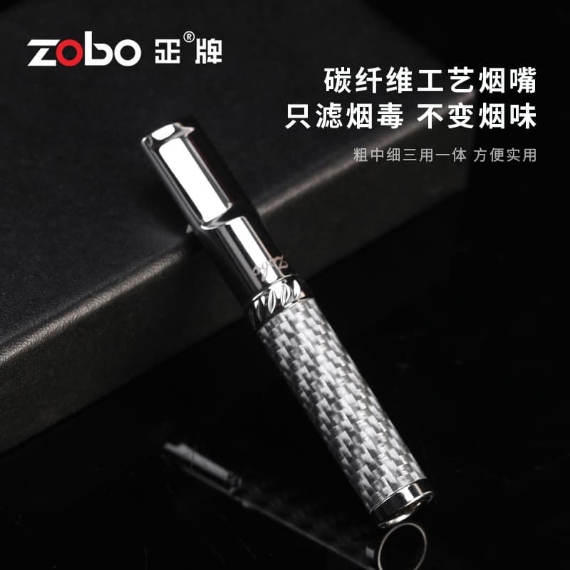 Zobo Brand Cigarette Filter Reusable Washable Handmade Metal Fine Cigarette Filter Wholesale