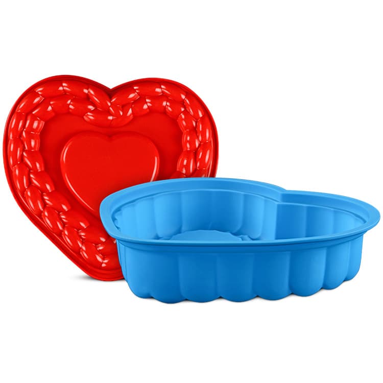 JiShi 6-Link Silicone Cake Mold with Different Flowers Handmade Cold Process Soap Mold Baking Mold Irregular Shape Food Grade