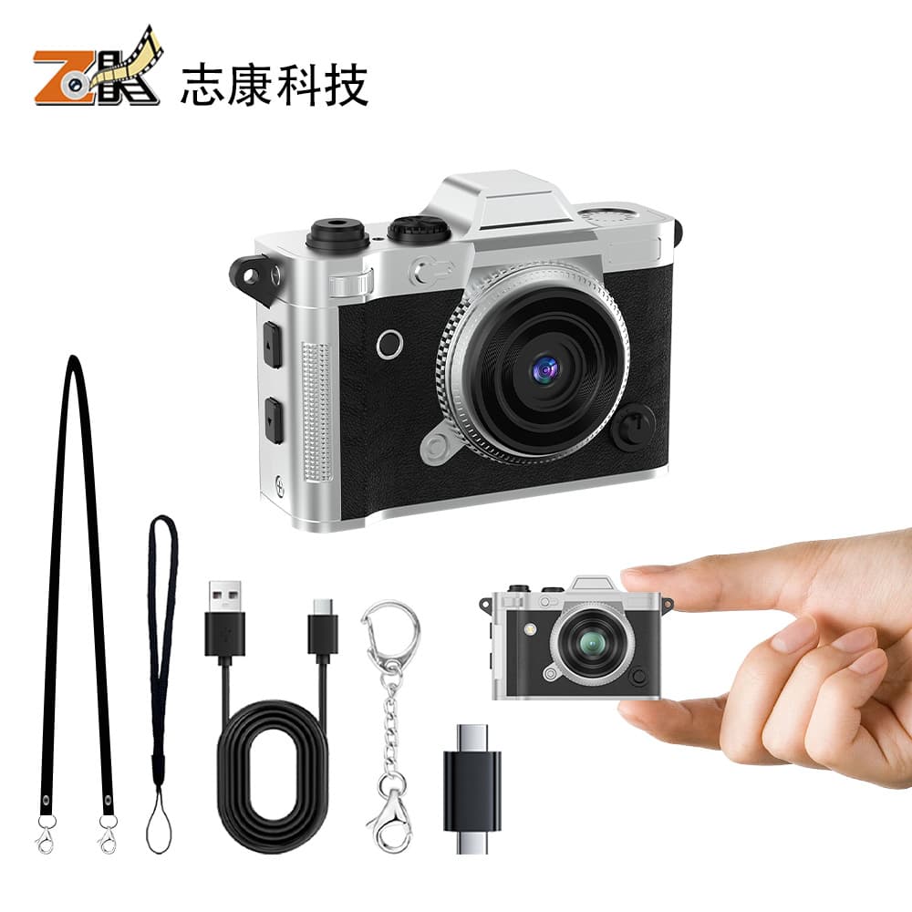2K HD Kids Camera Photo Video Small Digital Camera Mini Camera Portable CCD Camera