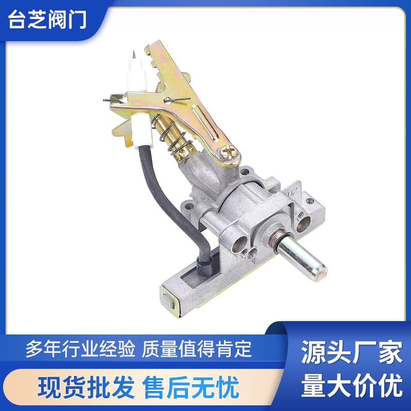 Factory direct desktop natural gas/LPG ignition assembly switch, single/double gun assembly, electronic valve body for coal gas