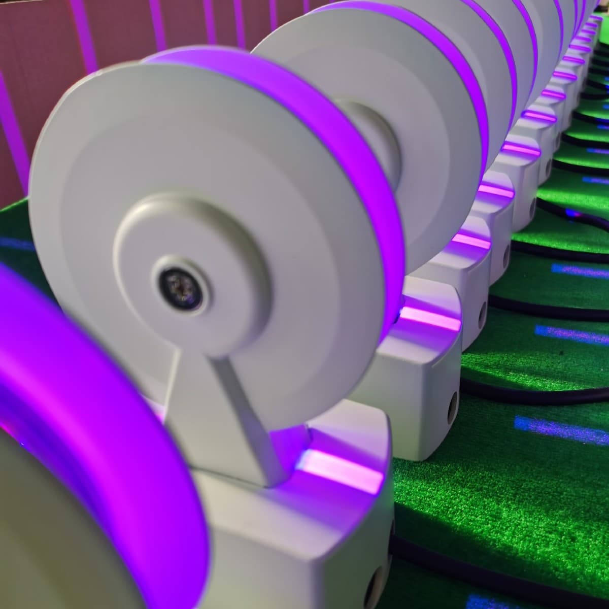 360° Window Sill Light 3000K DMX512 RGBW Outdoor Horse Race Colorful Corridor Passage Wall Wash Light