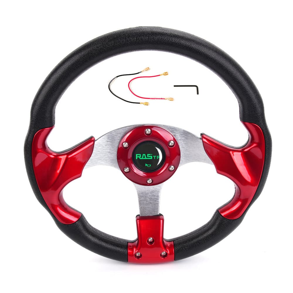 Car Modification Racing Steering Wheel 13-inch Drift PU Steering Wheel 13-inch 320mm Cross-border