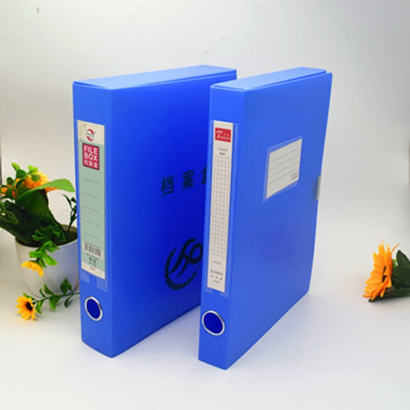 A4PP file boxes, various thicknesses and back widths, plastic file boxes, document boxes, stationery for sale.