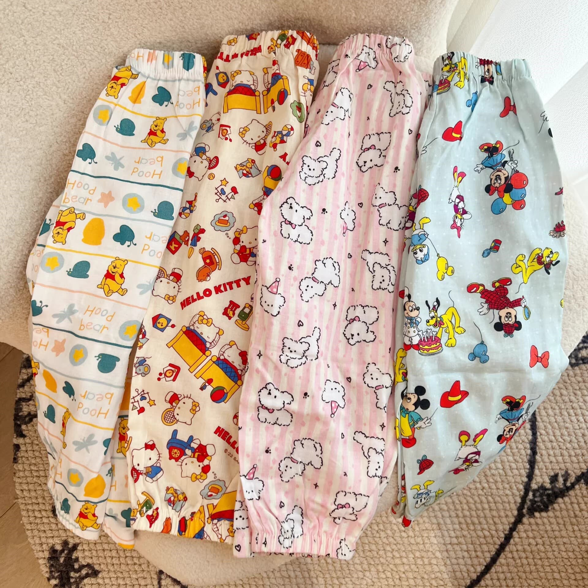 Versatile Soft Baby Gauze Summer Kids Mosquito Pants Thin Long Pants Baby Kindergarten Home Pants Sleep Pants