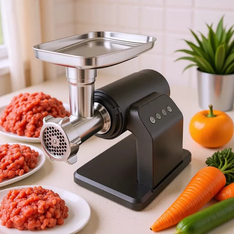 Stainless Steel Juicer, Mincer, Electric Multi-Function Vegetable Cutter, Sausage Stuffer, Meat Grinder for Home Use
