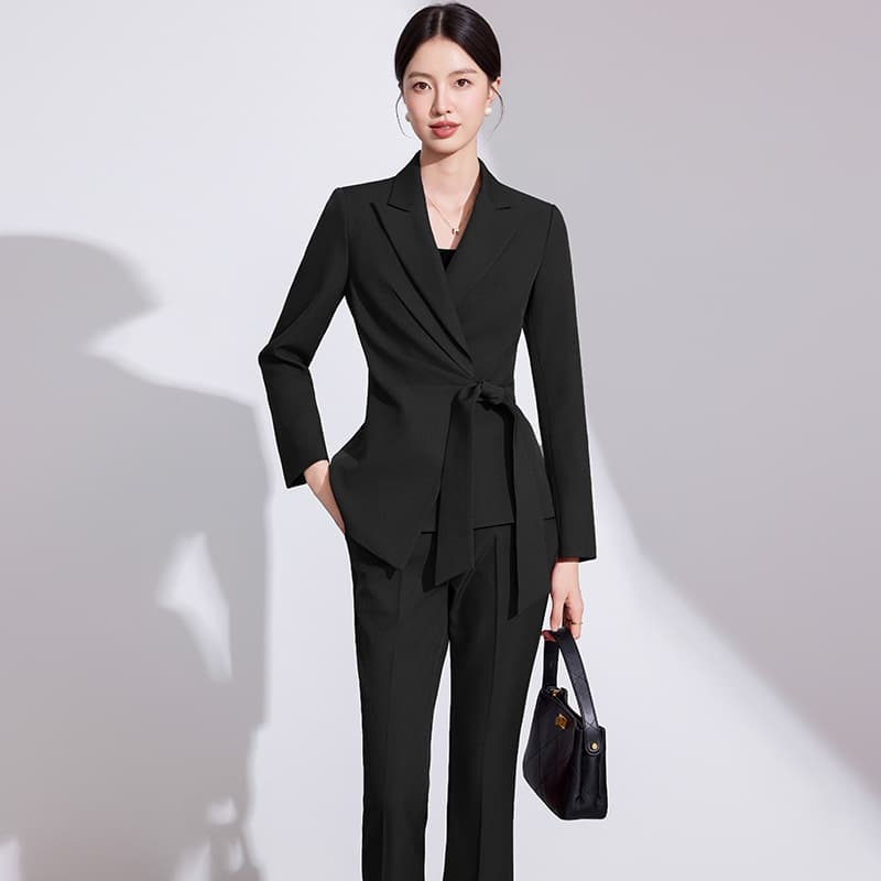 Spring/Fall New Premium Fashion Blazer for Women Workwear Casual Office Lawyer Professional Suit Set
