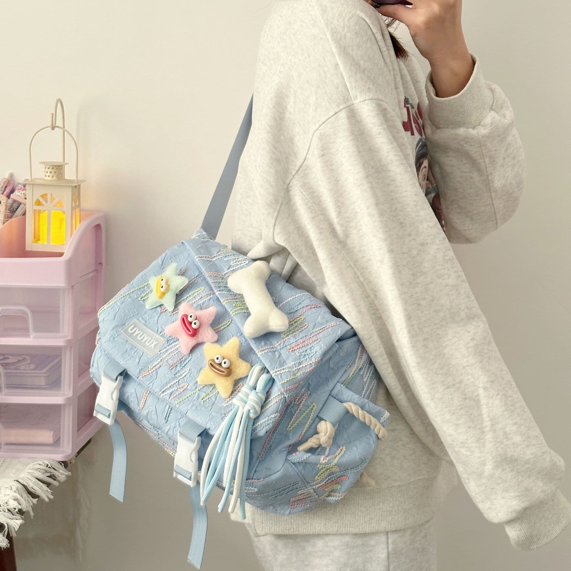 Junior high school students' schoolbags, small fresh and cute schoolbags, primary school students' schoolbags, new fashionable college students' backpacks and backpacks