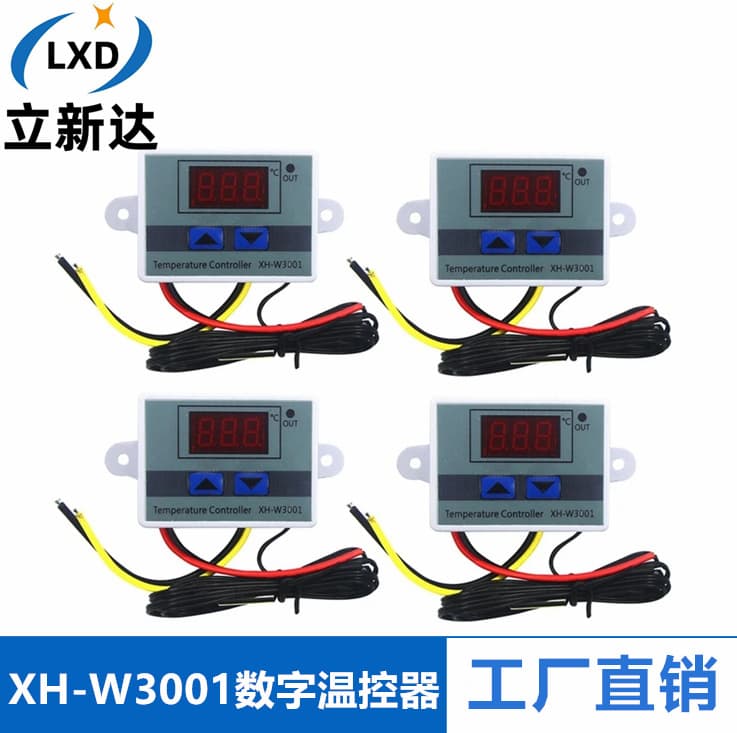 XH-W3001 Digital Temperature Controller, Temperature Switch, Microcomputer Temperature Controller, Temperature Control Switch, Temperature Control