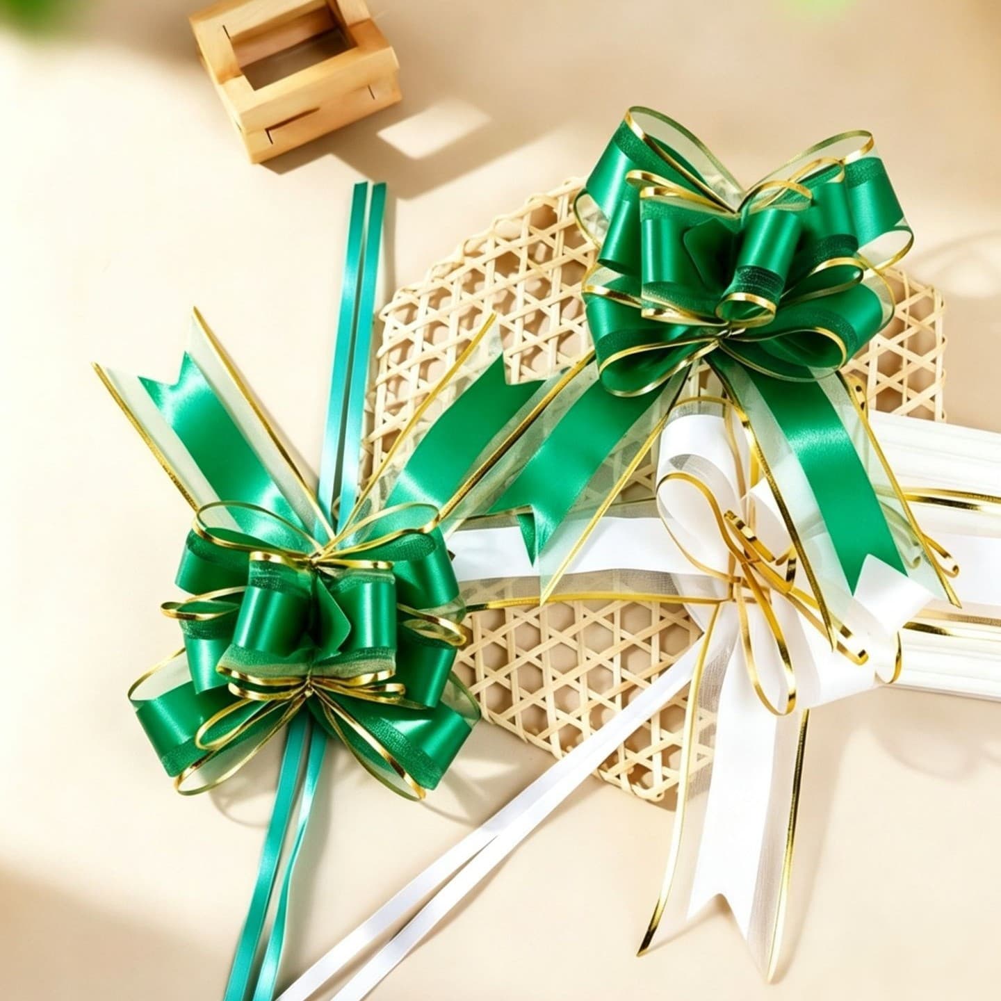 50 large gold-edged hand-drawn flower gift box decoration butterfly flower gift packaging Christmas holiday arrangement hand-drawn flower