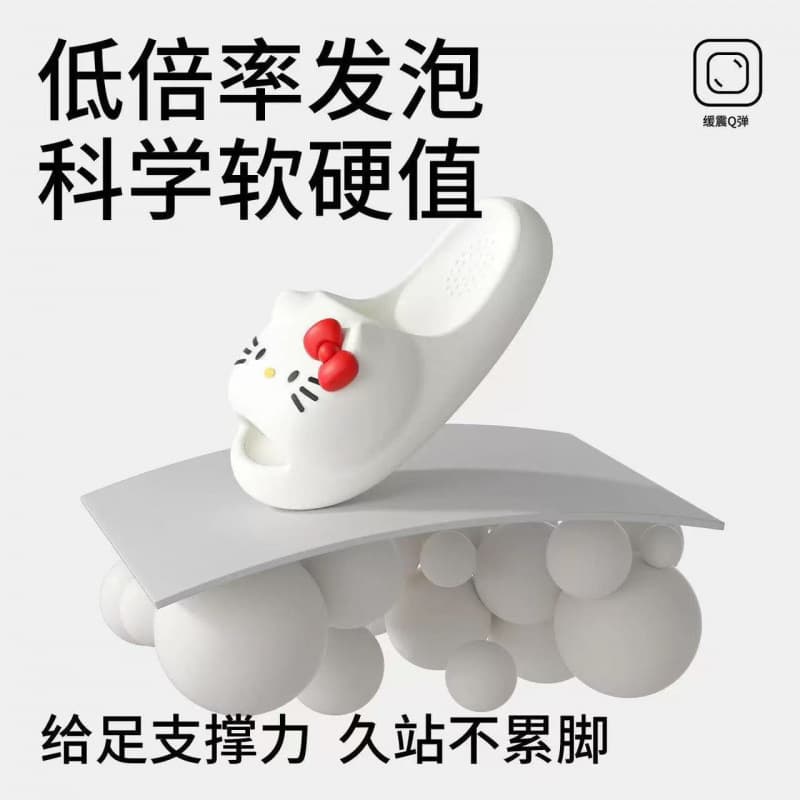 Trendy Fat Cat Slippers Cloud-Like Comfort Cute Plump Cat Slippers Indoor Home Bathroom Anti-Slip Cool