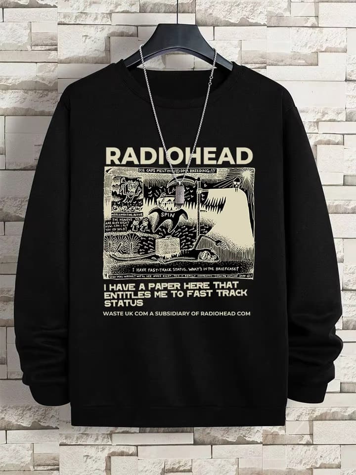 North America Tour Rock Boy Clothes Man Pullover Fleece Sweater