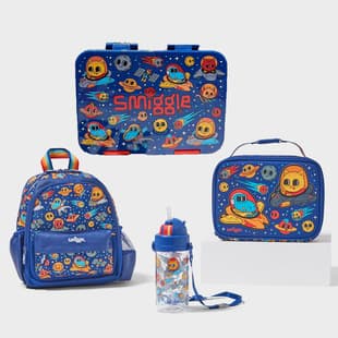 Australia Smiggle Backpack, Cartoon Lunch Bag, Layered Backpack, Layered Lunch Box, Kindergarten Toddler Backpack
