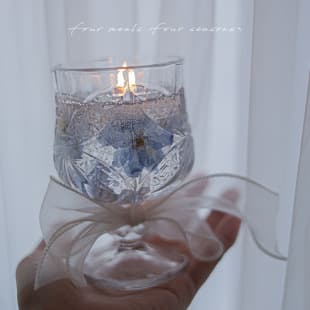 Endless Summer Scented Candle Gift Dried Flower Jelly Candle Premium Gift Jelly Wax Aroma Candle
