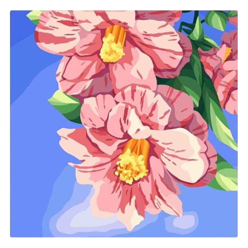 Simple flower adult DIY digital oil painting painting kit wholesale, any pattern size design