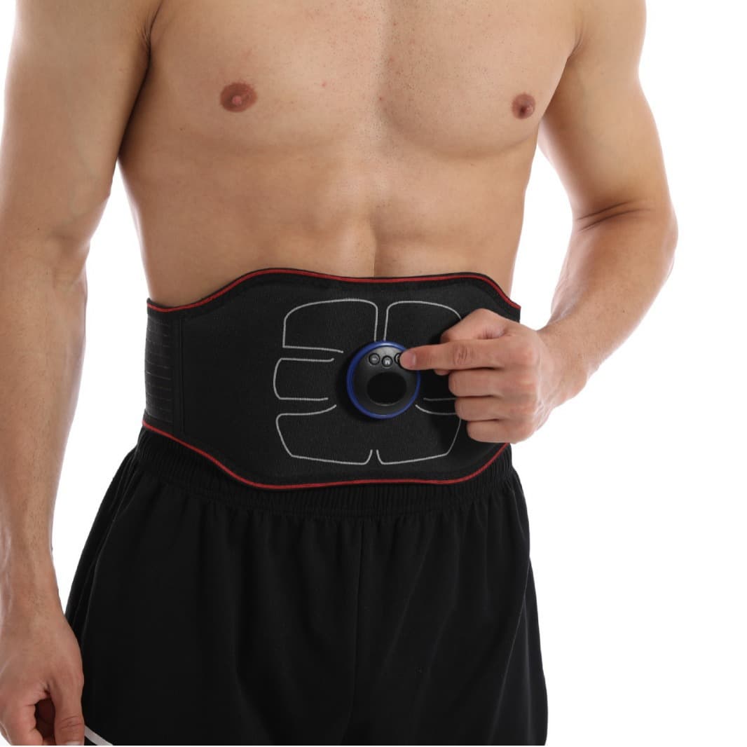 Lazy Weight Loss Pulse Massage Belt, Waist Support for Fitness, Abdominal Fat Burning Smart Waist Massager