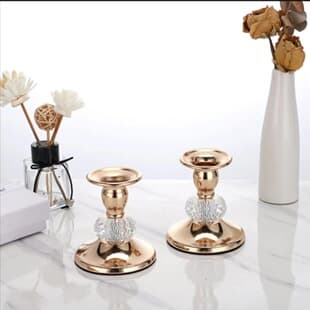Cross-border Drop Shipping Bedroom Metal Candleholder Wedding Banquet Hall Decoration Aisle Guide Home Decorative Simple Creative