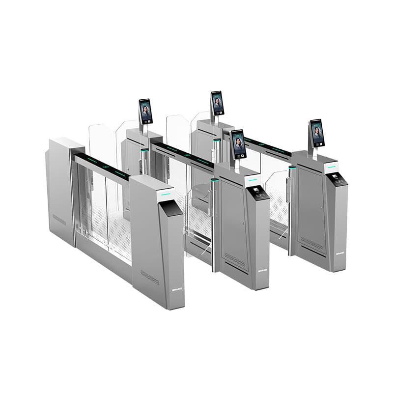 Gym Playground Turnstile Face Recognition Card Access Control System Community Small Swing Gate Intelligent Pedestrian Passage Gate