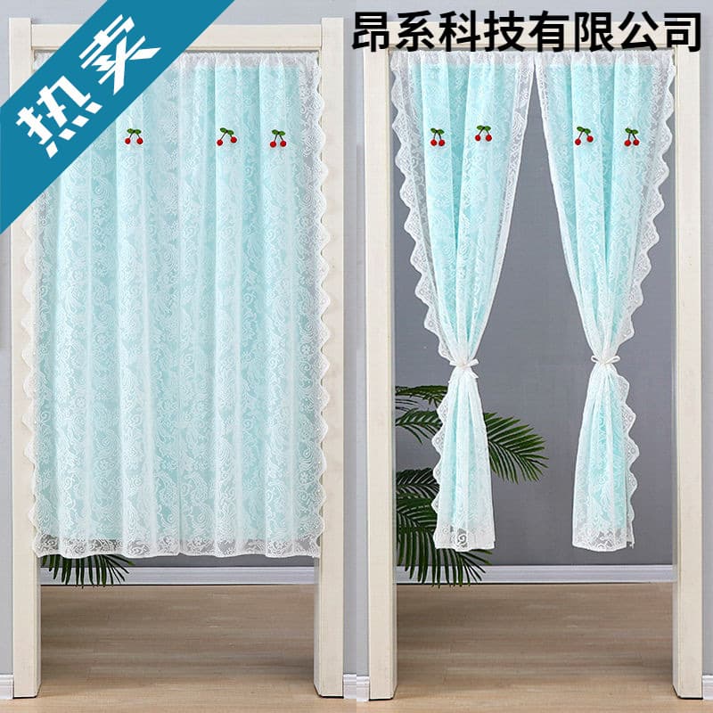 Half door curtain curtain partition curtain kitchen bedroom toilet block people small fresh room anti-privacy half curtain