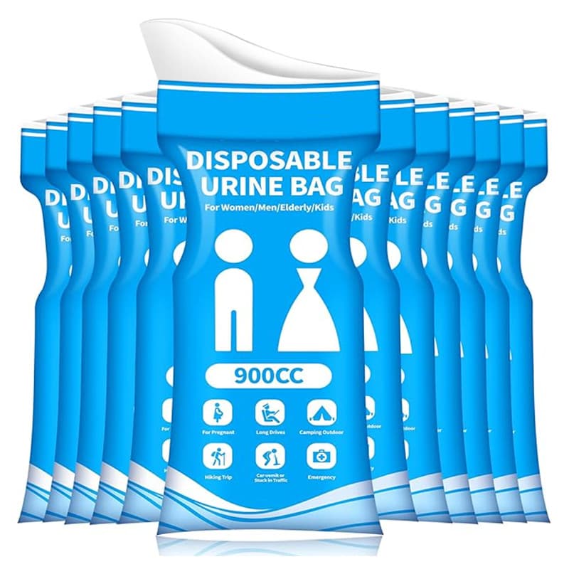 Manufacturer in-stock disposable emergency urine bag car portable urine bag unisex clean sanitary toilet