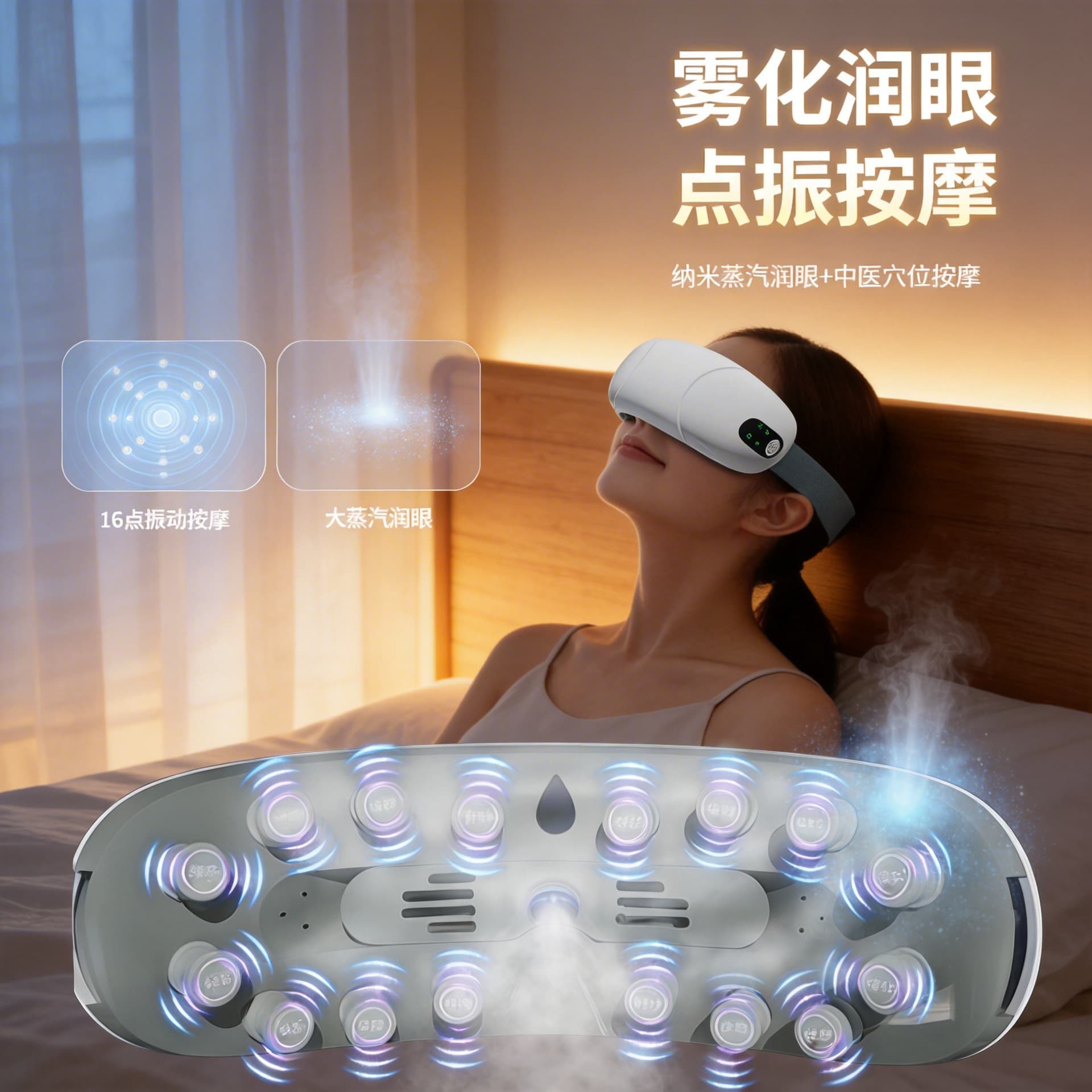 Cross-border Steam Eye Care Massager for Children and Teenagers Eye Massager