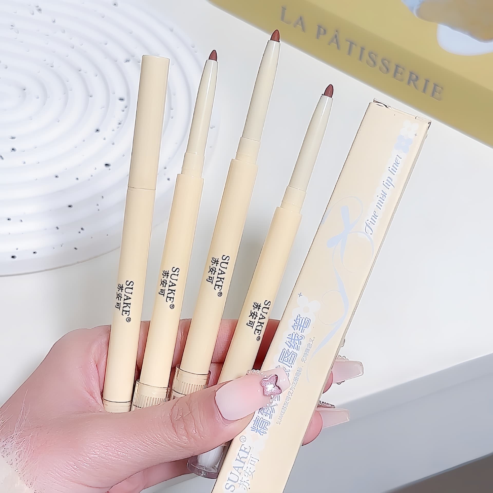 Suanco New Style Dual-Ended Lip Liner Pen with Brush Manufacturer
