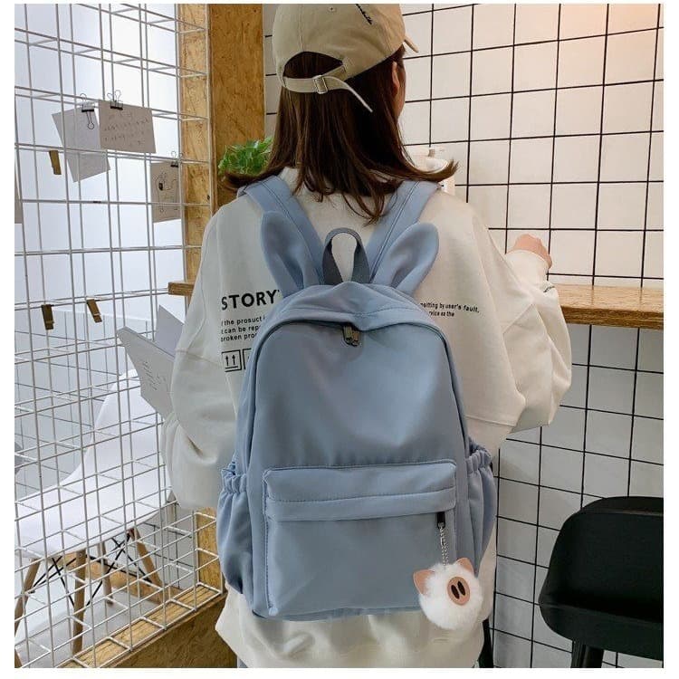 Cute Backpack for Girls Korean Style High School Middle School Elementary Students Large Capacity Casual Travel Double Shoulder Bag