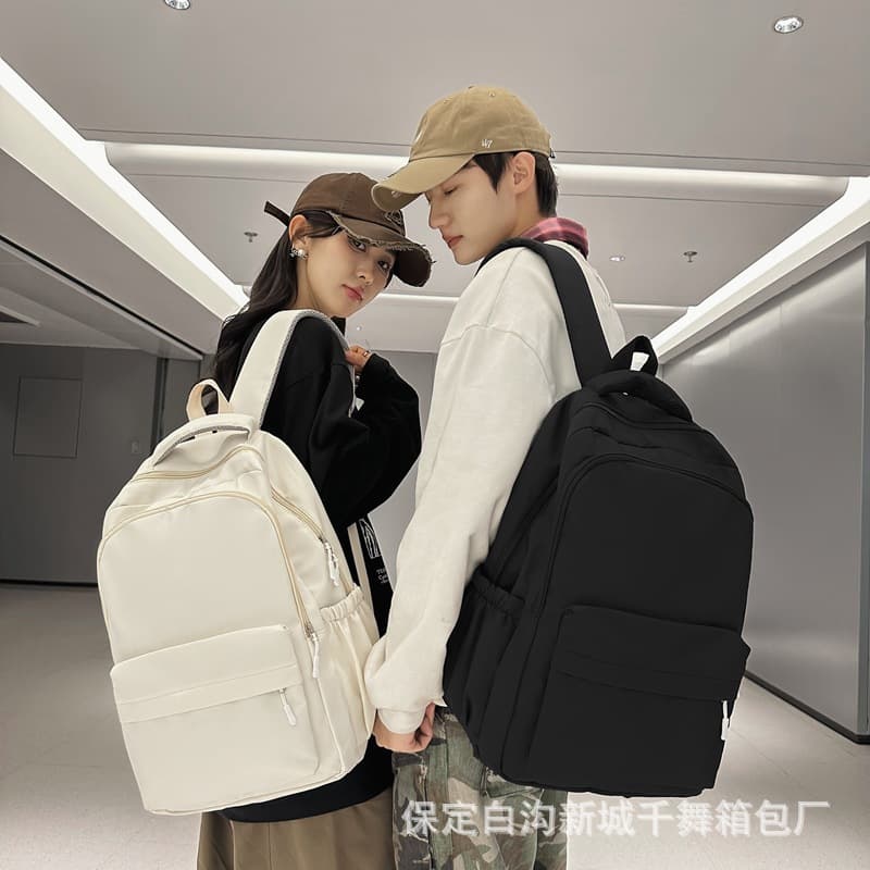 New Korean-style high-appeal backpack for female middle school and college students, travel backpack, fashionable large-capacity high school double-shoulder bag