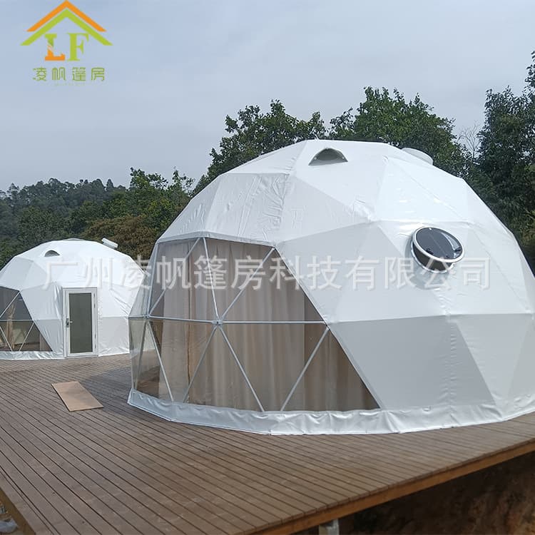 Mongolian outdoor camping hotel tents geodesic domes starry sky tents hotel tents