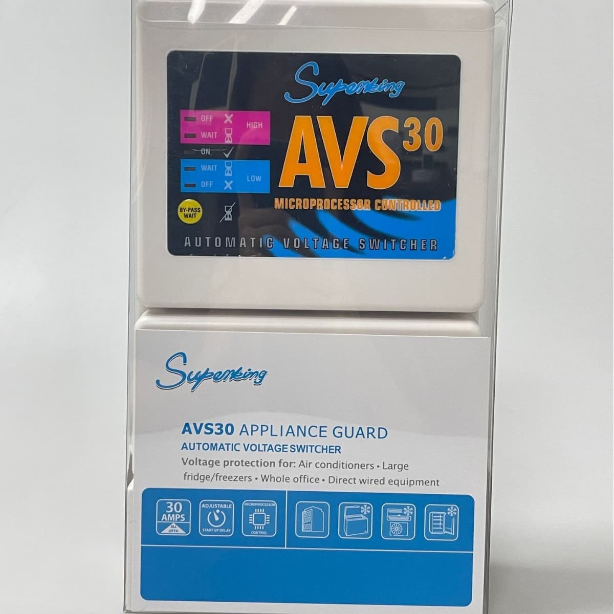 AVS-30A 220V 30AMPS African Voltage Protector High Power Over/Under Voltage Protector Factory Supply