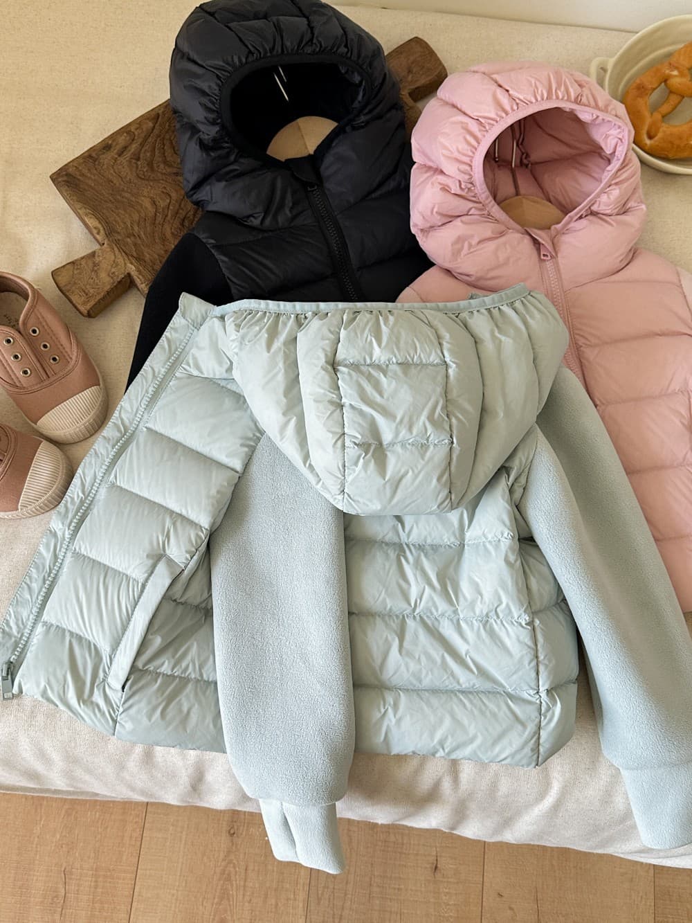 In Stock [New National Standard] Kids' Winter 90 White Duck Down Lightweight Jacket Baby Down Coat for Girls