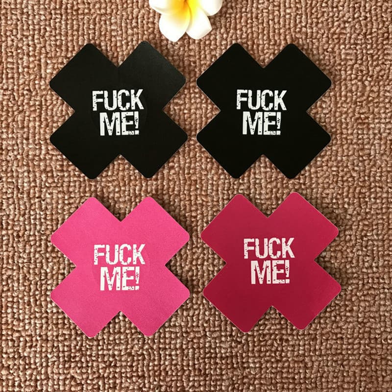 Adult Novelty Nipple Covers, Disposable Teasing Nipple Pasties, Cross-Shaped Seductive Anti-Nipple Protrusion Pasties, Dropshipping