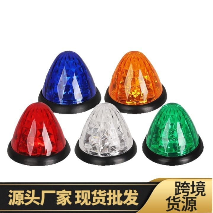 Truck Light Cone Top Light Clearance Light Electronic Side Light Truck Trailer Side Light Marker Light Bullet Head Recessed Light